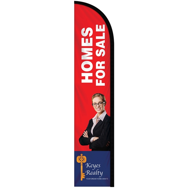 10' Double Sided Custom Portable Half Drop Banners... from ASI 80228 Quinn