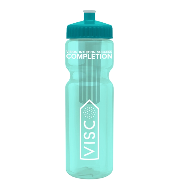Transparent sports bottle with infuser, 28 oz., heavy wall design for... from ASI 55990 Garyline