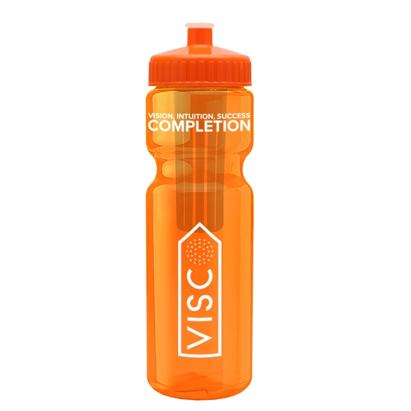 Transparent sports bottle with infuser, 28 oz., heavy wall design for... from ASI 55990 Garyline