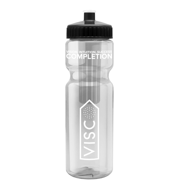 Transparent sports bottle with infuser, 28 oz., heavy wall design for... from ASI 55990 Garyline