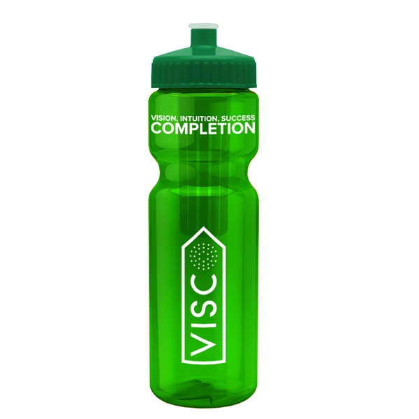 Transparent sports bottle with infuser, 28 oz., heavy wall design for... from ASI 55990 Garyline