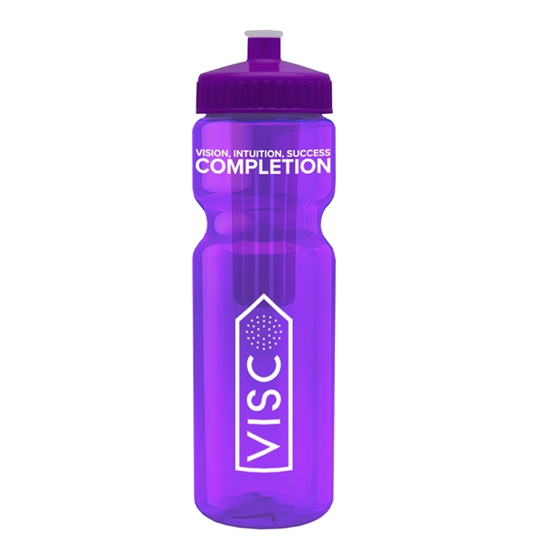 Transparent sports bottle with infuser, 28 oz., heavy wall design for... from ASI 55990 Garyline