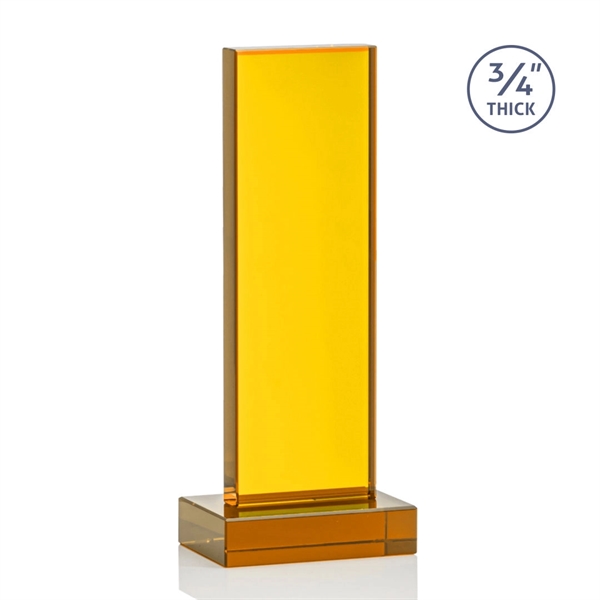 The Marvelous Hathaway Award features a striking Amber Crystal Tower mounted... from ASI 84592 St Regis Group / St Regis
