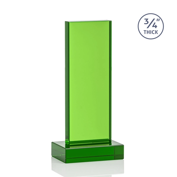 The Marvelous Hathaway Award features a striking Emerald Crystal Tower mounted... from ASI 84592 St Regis Group / St Regis