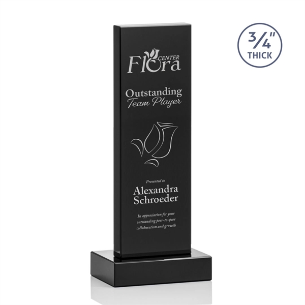 The Marvelous Hathaway Award features a striking Ebony Crystal Tower mounted... from ASI 84592 St Regis Group / St Regis