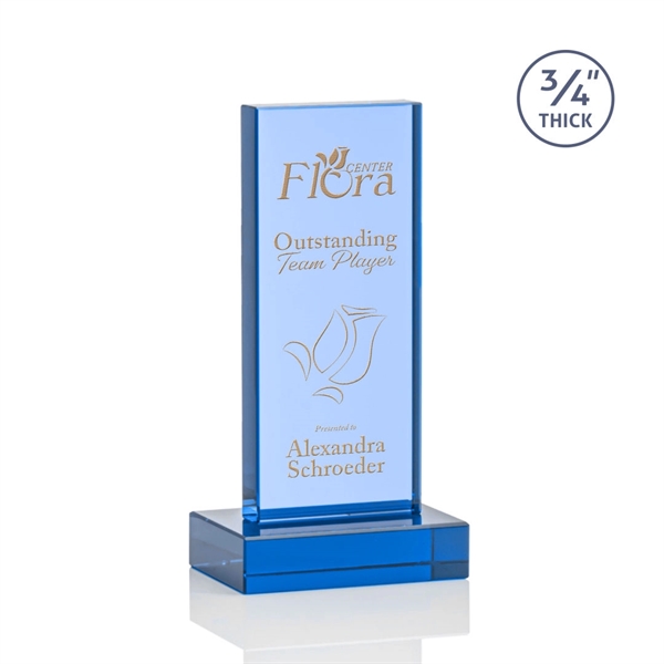 The Marvelous Hathaway Award features a striking Sky Blue Crystal Tower... from ASI 84592 St Regis Group / St Regis