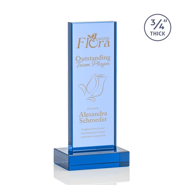 The Marvelous Hathaway Award features a striking Sky Blue Crystal Tower... from ASI 84592 St Regis Group / St Regis