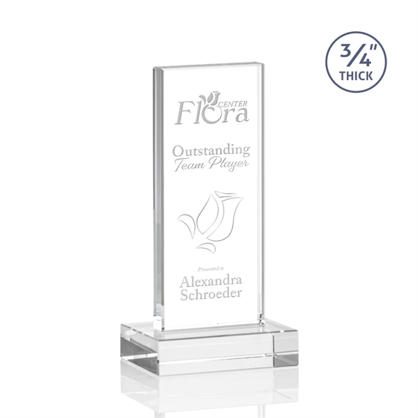 The Marvelous Hathaway Award features a striking Clear Crystal Tower mounted... from ASI 84592 St Regis Group / St Regis