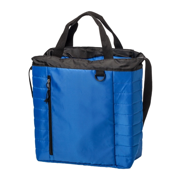 Poly fabric cooler bag with PEVA lining. Convenient transport handles to... from ASI 84592 St Regis Group