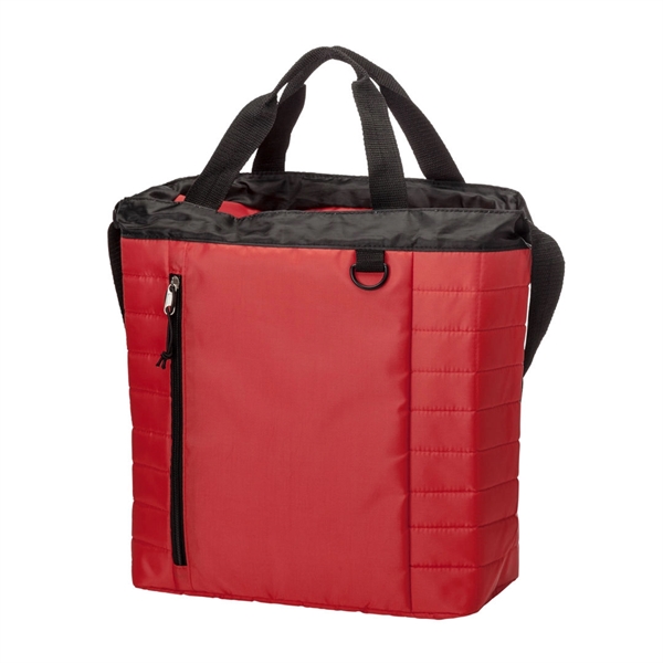 Poly fabric cooler bag with PEVA lining. Convenient transport handles to... from ASI 84592 St Regis Group