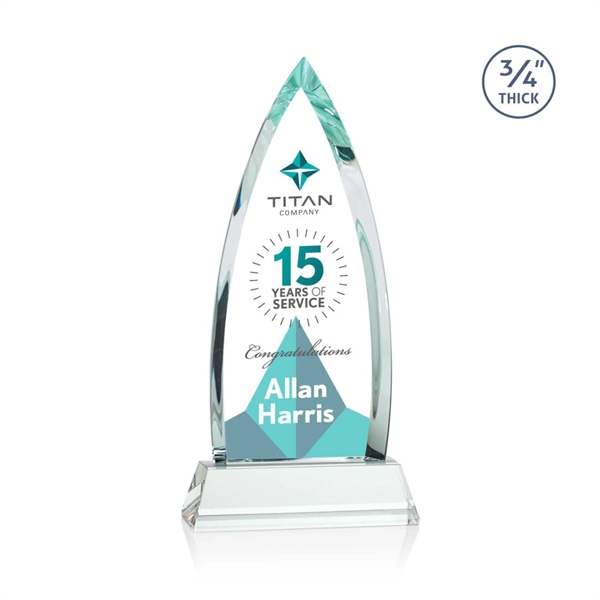 The striking Shildon Award is a 3/4" thick Starfire arrowhead with... from ASI 84592 St Regis Group / St Regis