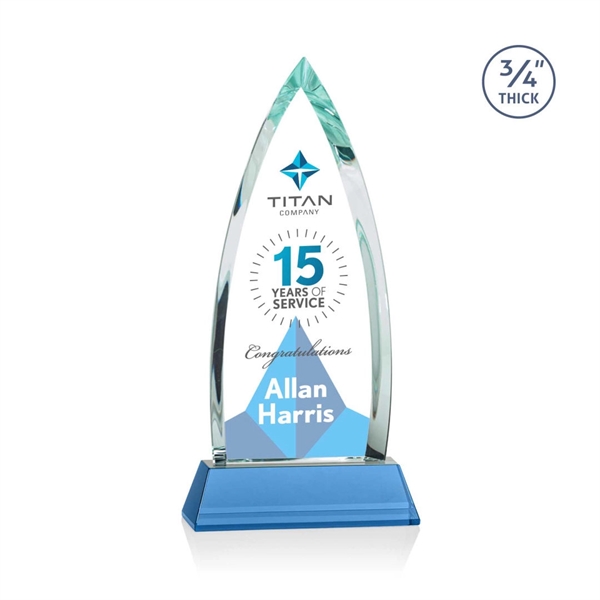 The striking Shildon Award is a 3/4" thick Starfire arrowhead with... from ASI 84592 St Regis Group / St Regis