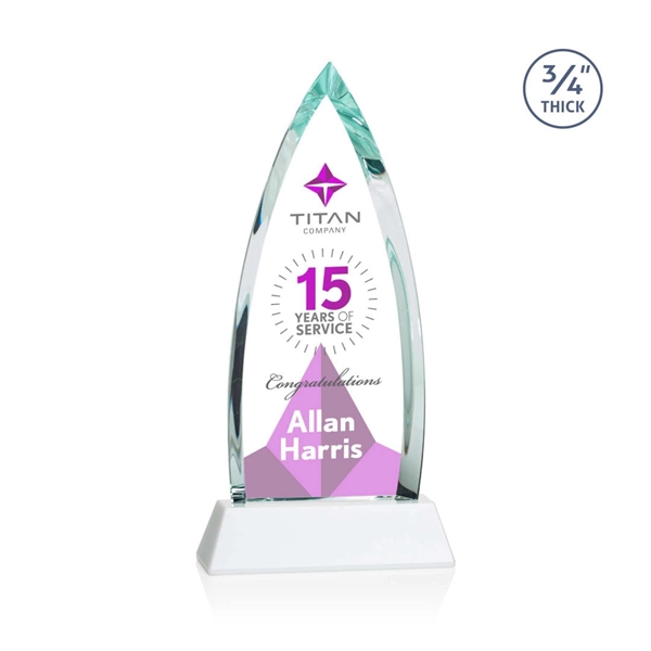 The striking Shildon Award is a 3/4" thick Starfire arrowhead with... from ASI 84592 St Regis Group / St Regis