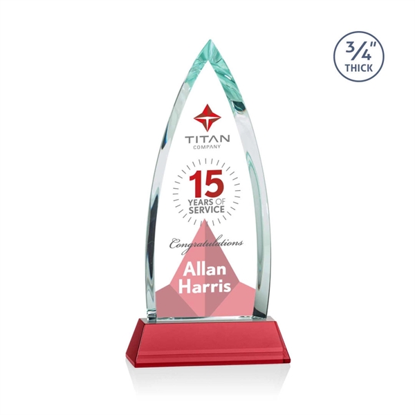 The striking Shildon Award is a 3/4" thick Starfire arrowhead with... from ASI 84592 St Regis Group / St Regis