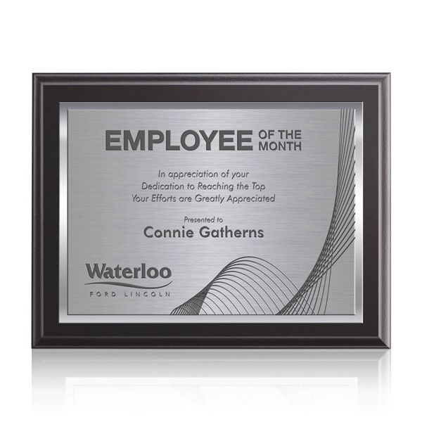 Beautiful Black Finish Plaque double plated with high polished and satin... from ASI 84592 St Regis Group / St Regis