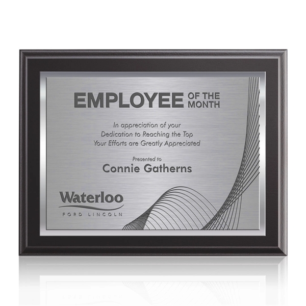 Beautiful Black Finish Plaque double plated with high polished and satin... from ASI 84592 St Regis Group / St Regis