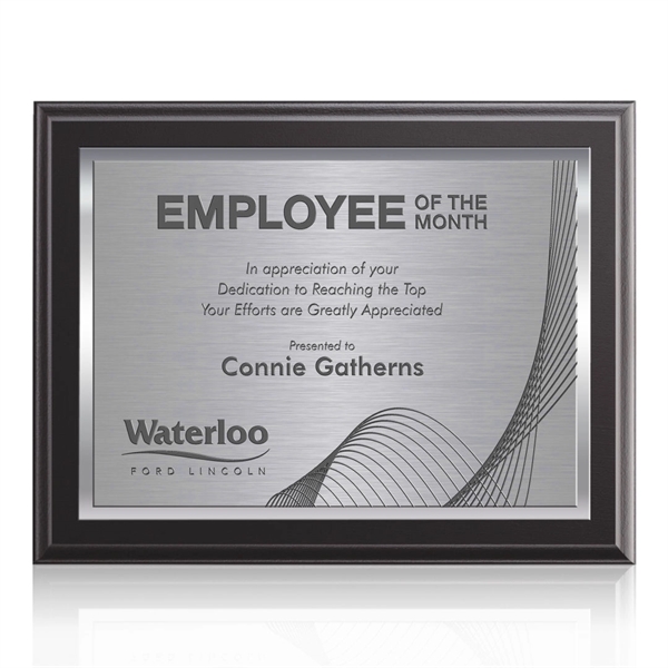 Beautiful Black Finish Plaque double plated with high polished and satin... from ASI 84592 St Regis Group / St Regis