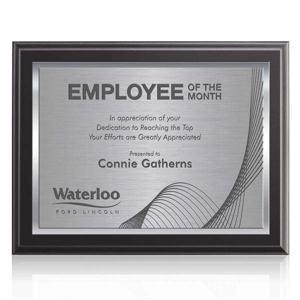 Beautiful Black Finish Plaque double plated with high polished and satin... from ASI 84592 St Regis Group / St Regis