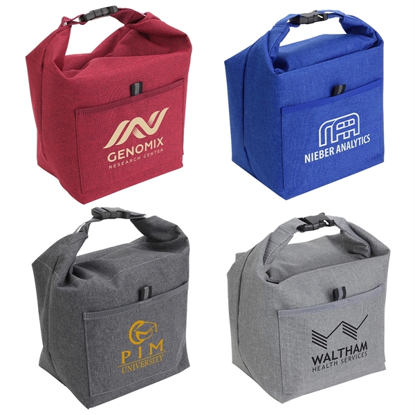 Heathered Polyester Insulated Lunch Tote... from ASI 36730 Ariel Premium Supply Inc