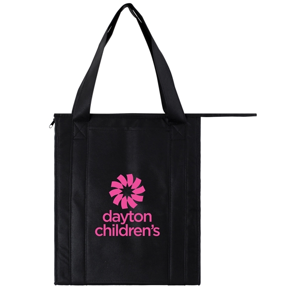 Made with 100 GSM premium non-woven polypropylene, this tote features a... from ASI 75731 PWS / Pacific Western Sales/Cater Line