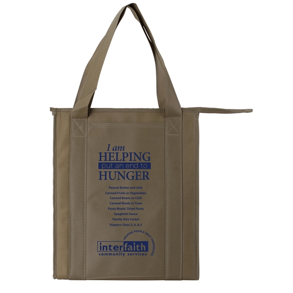 Made with 100 GSM premium non-woven polypropylene, this tote features a... from ASI 75731 PWS / Pacific Western Sales/Cater Line