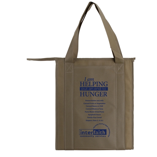 Made with 100 GSM premium non-woven polypropylene, this tote features a... from ASI 75731 PWS / Pacific Western Sales/Cater Line