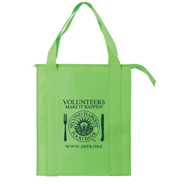 Made with 100 GSM premium non-woven polypropylene, this tote features a... from ASI 75731 PWS / Pacific Western Sales/Cater Line