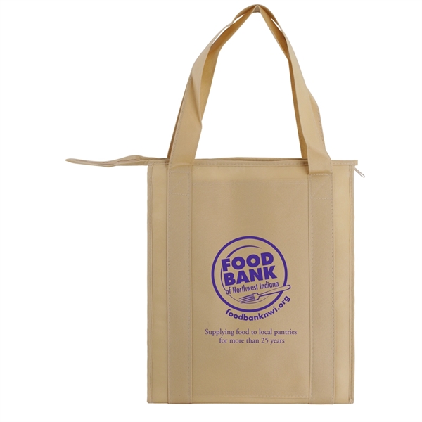 Made with 100 GSM premium non-woven polypropylene, this tote features a... from ASI 75731 PWS / Pacific Western Sales/Cater Line