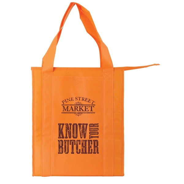 Made with 100 GSM premium non-woven polypropylene, this tote features a... from ASI 75731 PWS / Pacific Western Sales/Cater Line