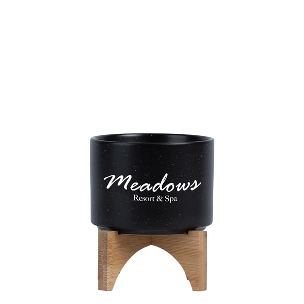 Saratoga Ceramic Flower Pot... from ASI 67866 Logomark/Valumark