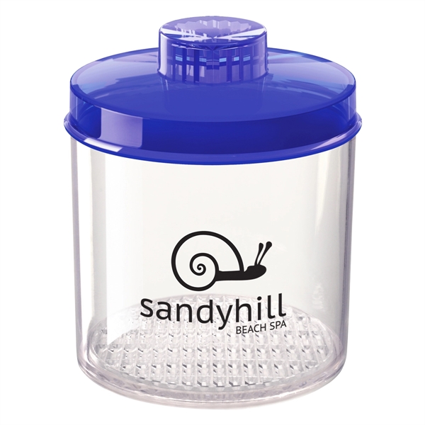 BPA free, break-resistant apothecary jar with a lid featuring a beveled... from ASI 61125 Hit Promotional Products / Hit®