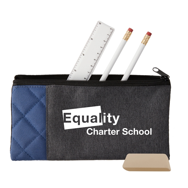 School Supply Kit with two white pencils, white round eraser and... from ASI 52840 Evans Manufacturing