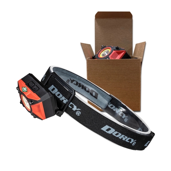 Headlamp with a motion sensor, red night vision, and 1,200mAh battery.... from ASI 84514 Safety Made