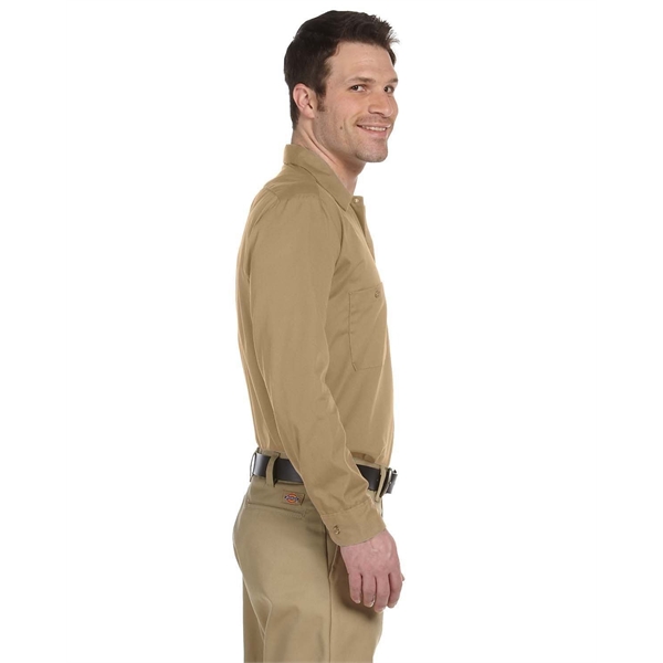 Dickies® Men's 4.25 oz. Industrial Long-Sleeve Work Shirt... from ASI 34063 alphabroder