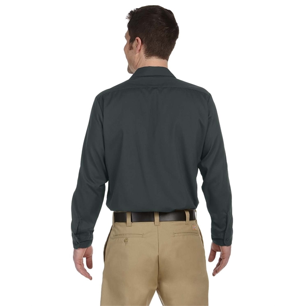 Dickies® Men's 4.25 oz. Industrial Long-Sleeve Work Shirt... from ASI 34063 alphabroder