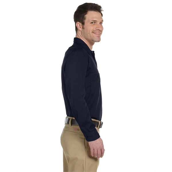 Dickies® Men's 4.25 oz. Industrial Long-Sleeve Work Shirt... from ASI 34063 alphabroder