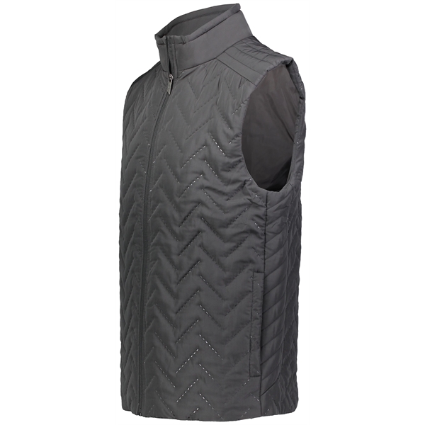 Eco Vest Vest with front zipper and storm flap.... from ASI 37461 Augusta Sportswear / Holloway Sportswear
