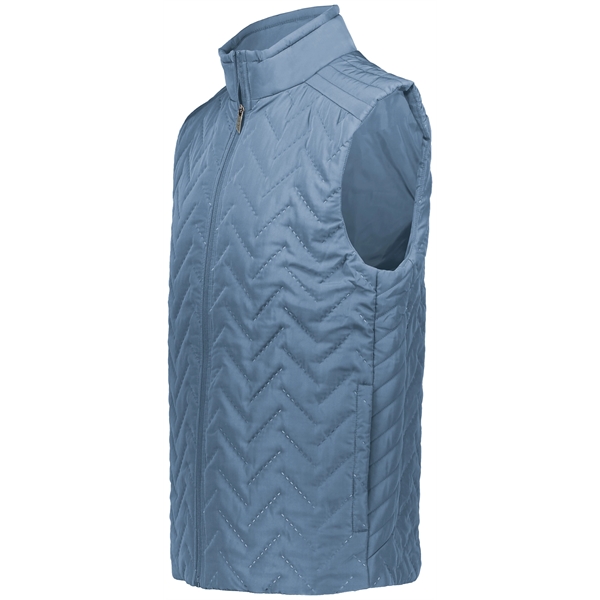 Eco Vest Vest with front zipper and storm flap.... from ASI 37461 Augusta Sportswear / Holloway Sportswear
