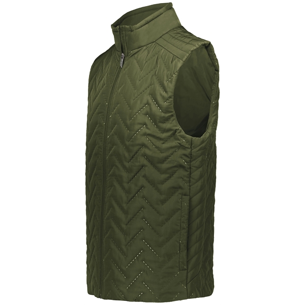 Eco Vest Vest with front zipper and storm flap.... from ASI 37461 Augusta Sportswear / Holloway Sportswear