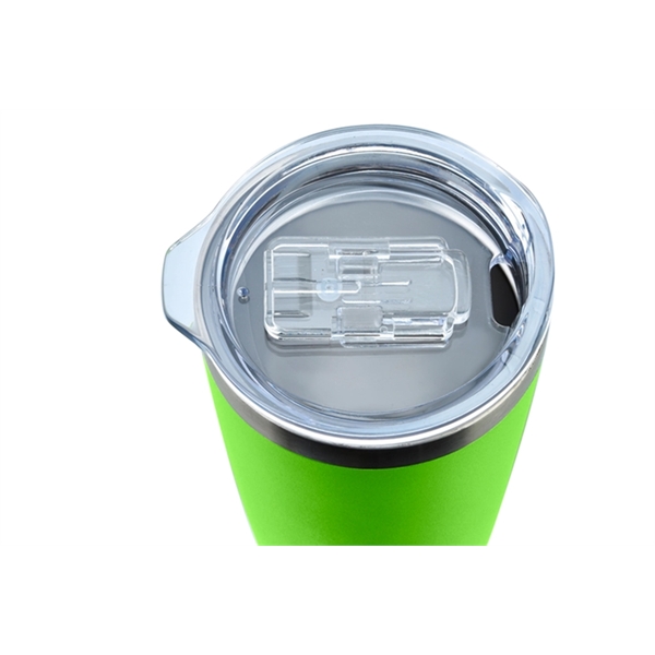 20oz Stainless double wall vacuum insulated tumbler with closing lid, perfect... from ASI 74741 NVS Promo Designs, Inc. / NVS Promo