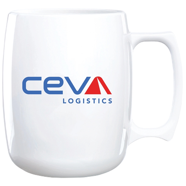 14 oz. Courier plastic mug. Made in USA.... from ASI 80060 VisionUSA
