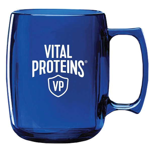 14 oz. Courier plastic mug. Made in USA.... from ASI 80060 VisionUSA