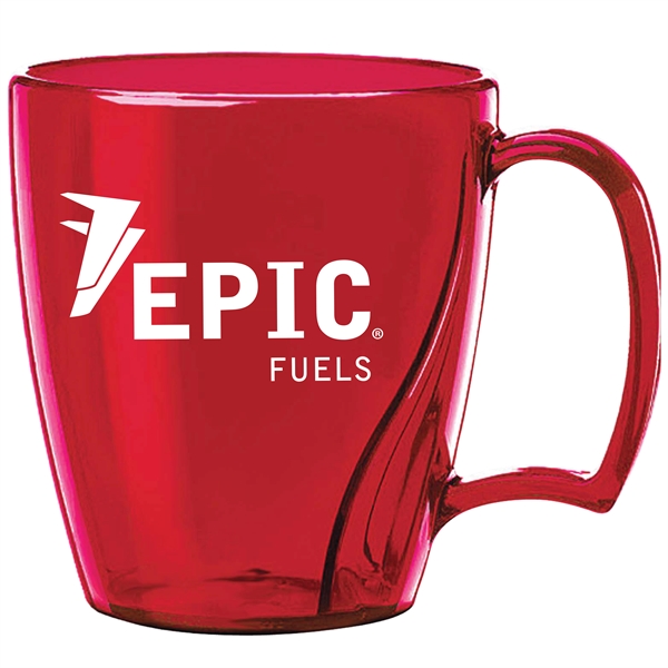 14 oz Arrondi break-resistant plastic mug. Made in the USA.... from ASI 80060 VisionUSA