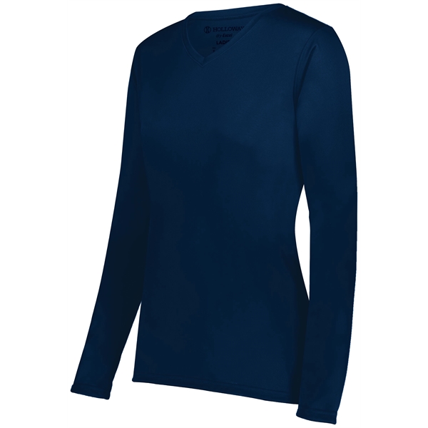 Ladies long sleeve tee with tagless label.... from ASI 37461 Augusta Sportswear / Holloway Sportswear