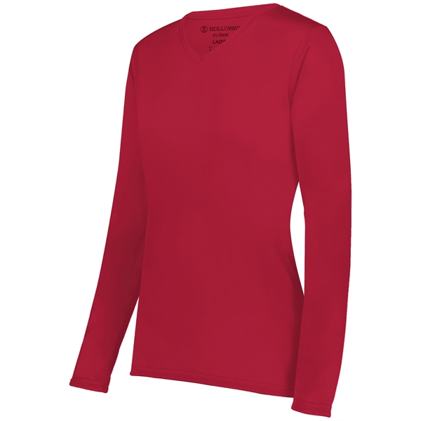 Ladies long sleeve tee with tagless label.... from ASI 37461 Augusta Sportswear / Holloway Sportswear