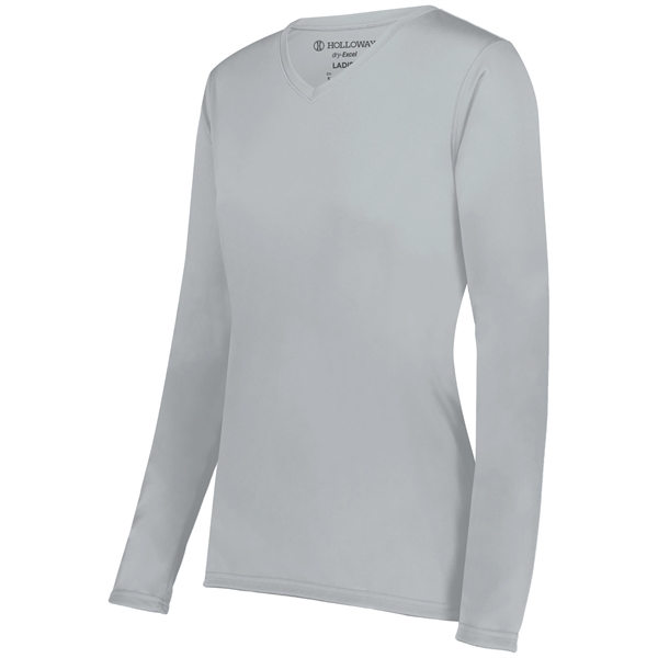Girls long sleeve tee with tagless label.... from ASI 37461 Augusta Sportswear / Holloway Sportswear