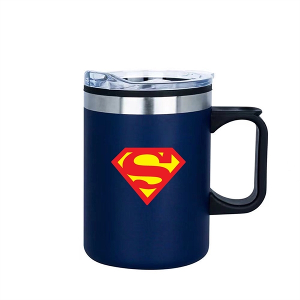 14 oz. stainless steel thermal mug with polypropylene inner liner... from ASI 40544 Binaco / Binaline