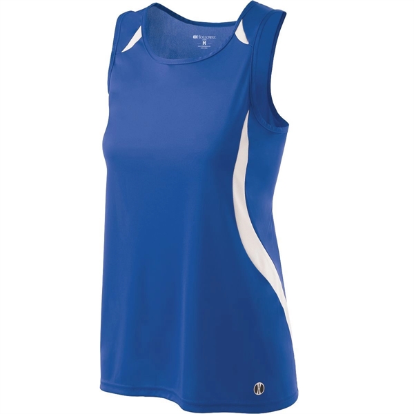 Ladies singlet with stretch mesh inserts.... from ASI 37461 Augusta Sportswear / Holloway Sportswear
