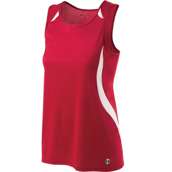 Ladies singlet with stretch mesh inserts.... from ASI 37461 Augusta Sportswear / Holloway Sportswear
