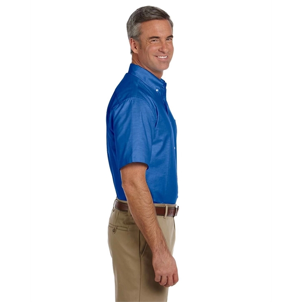 Men's short sleeve oxford shirt with stain release.... from ASI 34063 alphabroder